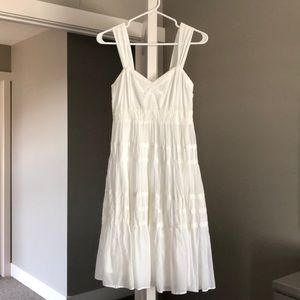Anthropologie Maeve white dress. Sz 4. EUC.
